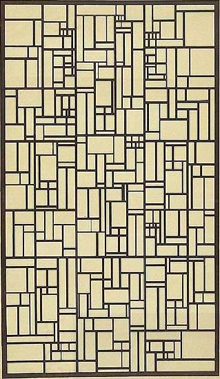 Theo van Doesburg Design for Stained-Glass Composition V.